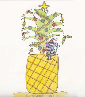 fun riddle christmas pineapple