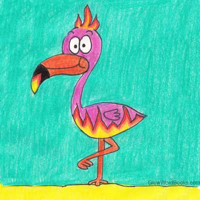 fun riddle flamingo