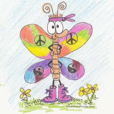 kids riddle butterfly walk