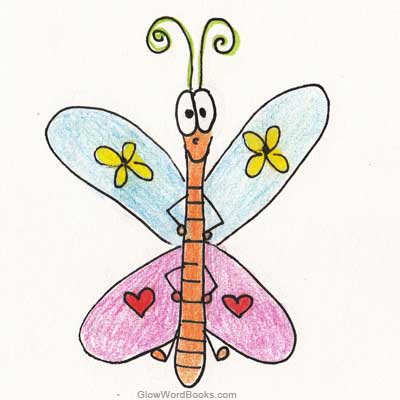 kids riddle butterfly