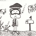 kids poem underwater mailman