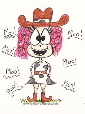 fun kids riddle cowgirl