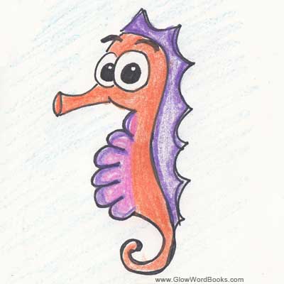 fun kids riddle seahorse
