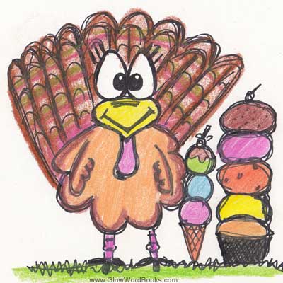 kids riddle stuffed turkey