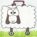 fun kids riddle sheep suitcase